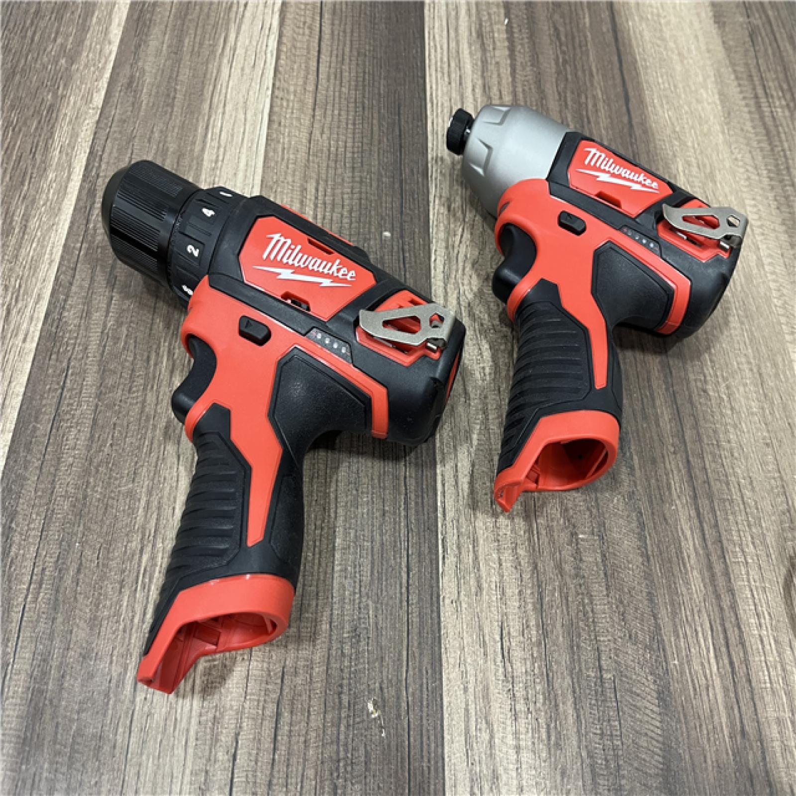 GOOD  Milwaukee M12 12V Lithium-Ion Cordless Drill Driver/Impact Driver Combo Kit with Two 1.5Ah Batteries, Charger and Bag (2-Tool)