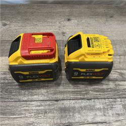 AS-IS DEWALT FLEXVOLT 20-Volt /60-Volt MAX Lithium-Ion 9.0Ah Battery (2-Pack)