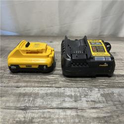 AS-IS DEWALT 20V MAX Compact Lithium-Ion 4.0Ah Battery Pack with 12V to 20V MAX Charger