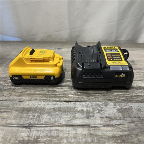 AS-IS DEWALT 20V MAX Compact Lithium-Ion 4.0Ah Battery Pack with 12V to 20V MAX Charger