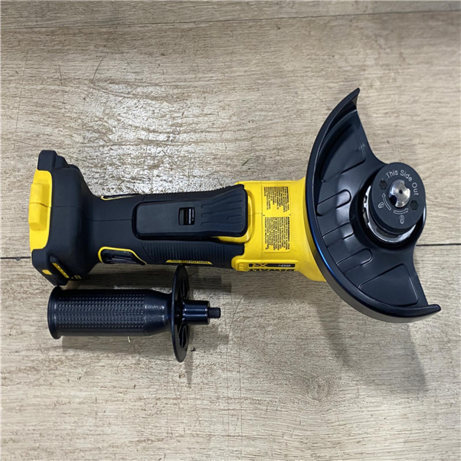 AS-IS DEWALT 20V XR Cordless 4-1/2. in. to 5 in. Variable Speed Angle Grinder (Tool Only)