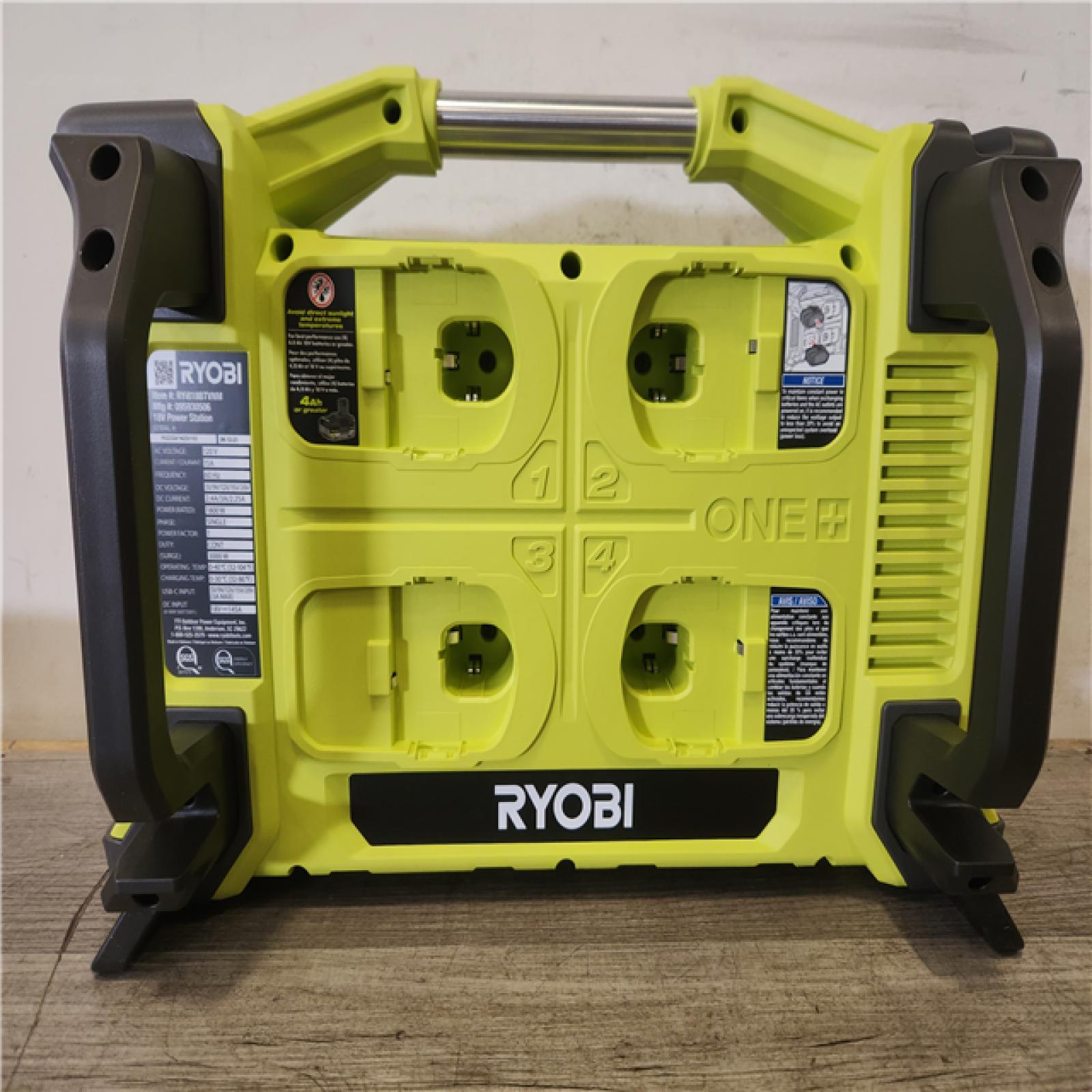 Phoenix NEW RYOBI 18V ONE+ 1800-Watt Portable Battery Inverter Power Station/8-Port Charger (Tool Only)