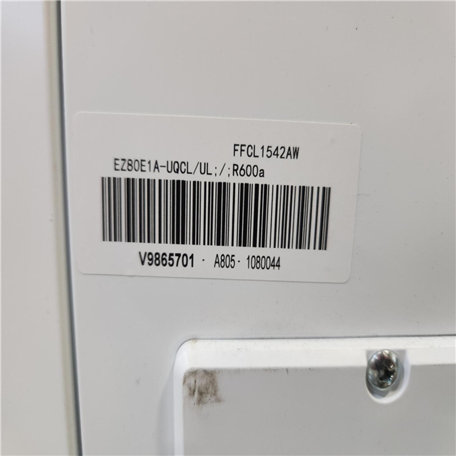 Phoenix Frigidaire 15 cu. ft. Garage Ready Manual Defrost Chest Freezer in White with LED Light and Adjustable Temperature Control