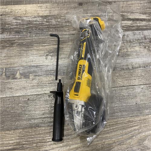 AS-IS- DEWALT 20V MAX XR Cordless Brushless 4.5 in. Slide Switch Small Angle Grinder with Kickback Brake (Tool Only)