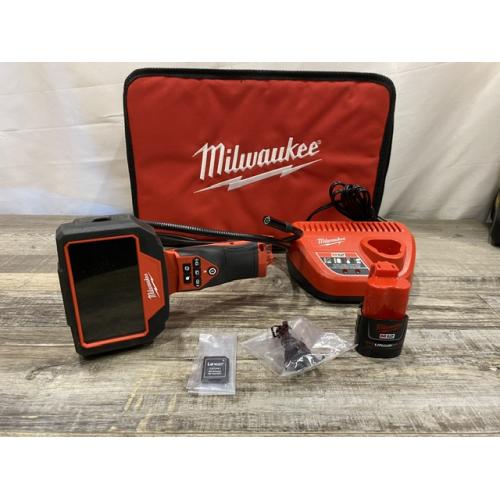 AS-IS Milwaukee 12V Lithium-Ion Cordless M-SPECTOR 360-Degree 4 ft. Inspection Camera Kit