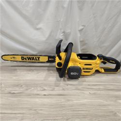 AS-IS DEWALT DCCS672B FLEXVOLT 60V MAX Cordless 18 Chainsaw (Tool Only)