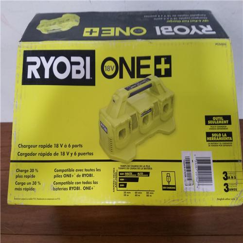 California NEW Ryobi One+ 18V 6-Port Fast Charger (Tool Only)