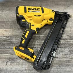 AS-IS DEWALT Cordless 20V MAX XR Angled Finish Nailer (Tool Only)