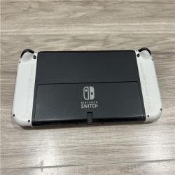 AS-IS Nintendo Switch (OLED) with White Joy-Con