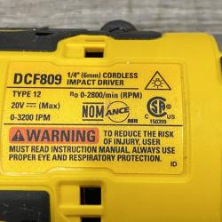 AS-IS DEWALT Atomic 20V Max Lithium-Ion Brushless Cordless Compact 1/4 in. Impact Driver Kit