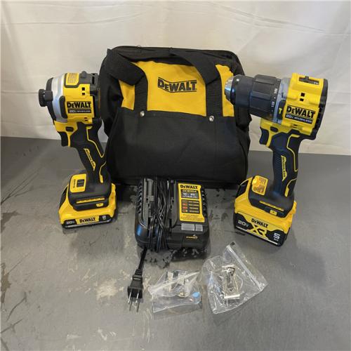 AS-IS - DeWalt ATOMIC 20V MAX Lithium-Ion Cordless 2-Tool Combo Kit