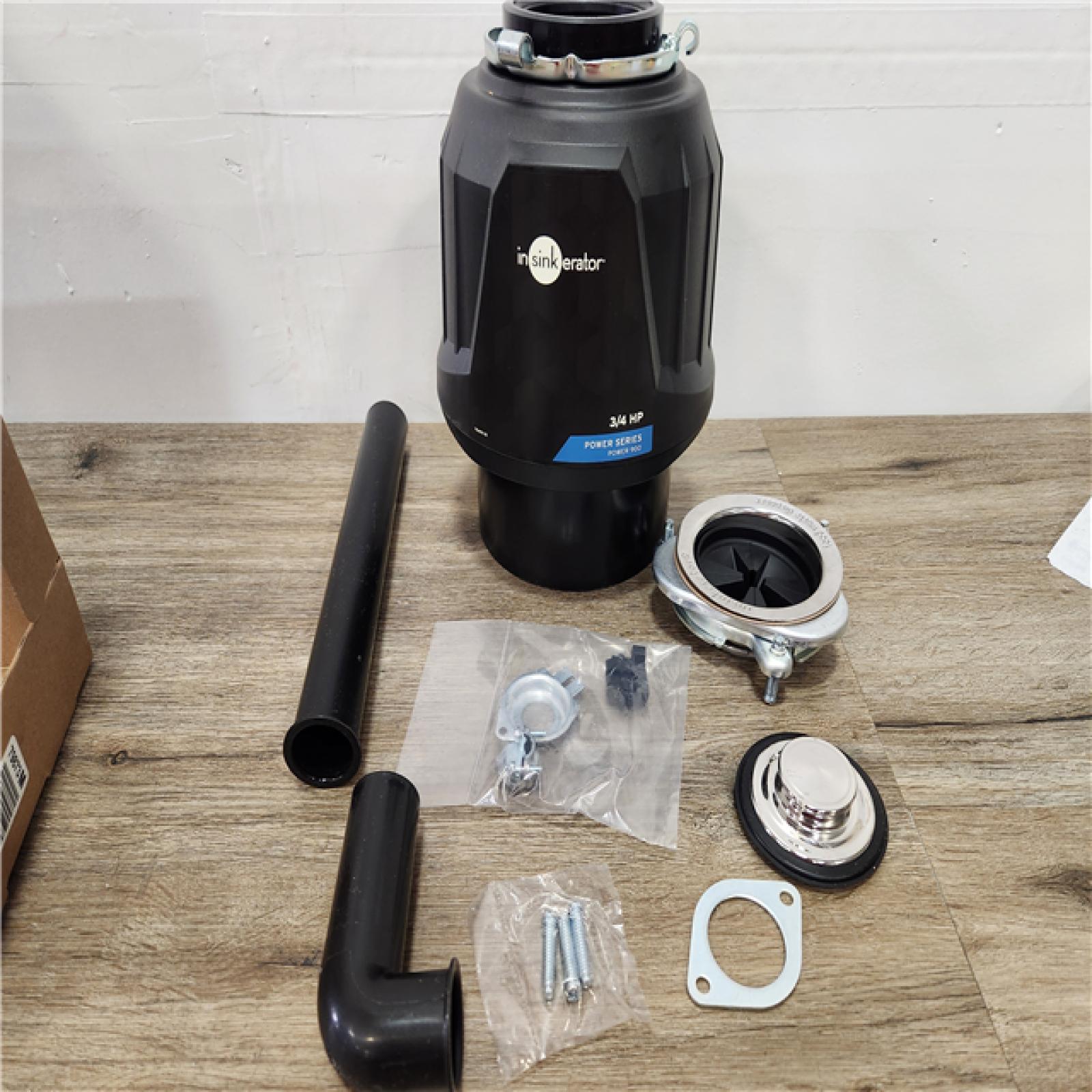 Phoenix Location NEW InSinkErator Power 900, 3/4 HP Garbage Disposal, Continuous Feed Food Waste Disposer with EZ Connect Power Cord Kit
