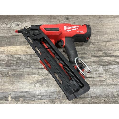 AS-IS Milwaukee FUEL 18V Lithium-Ion Brushless Cordless Gen II 15-Gauge Angled Nailer (Tool-Only)