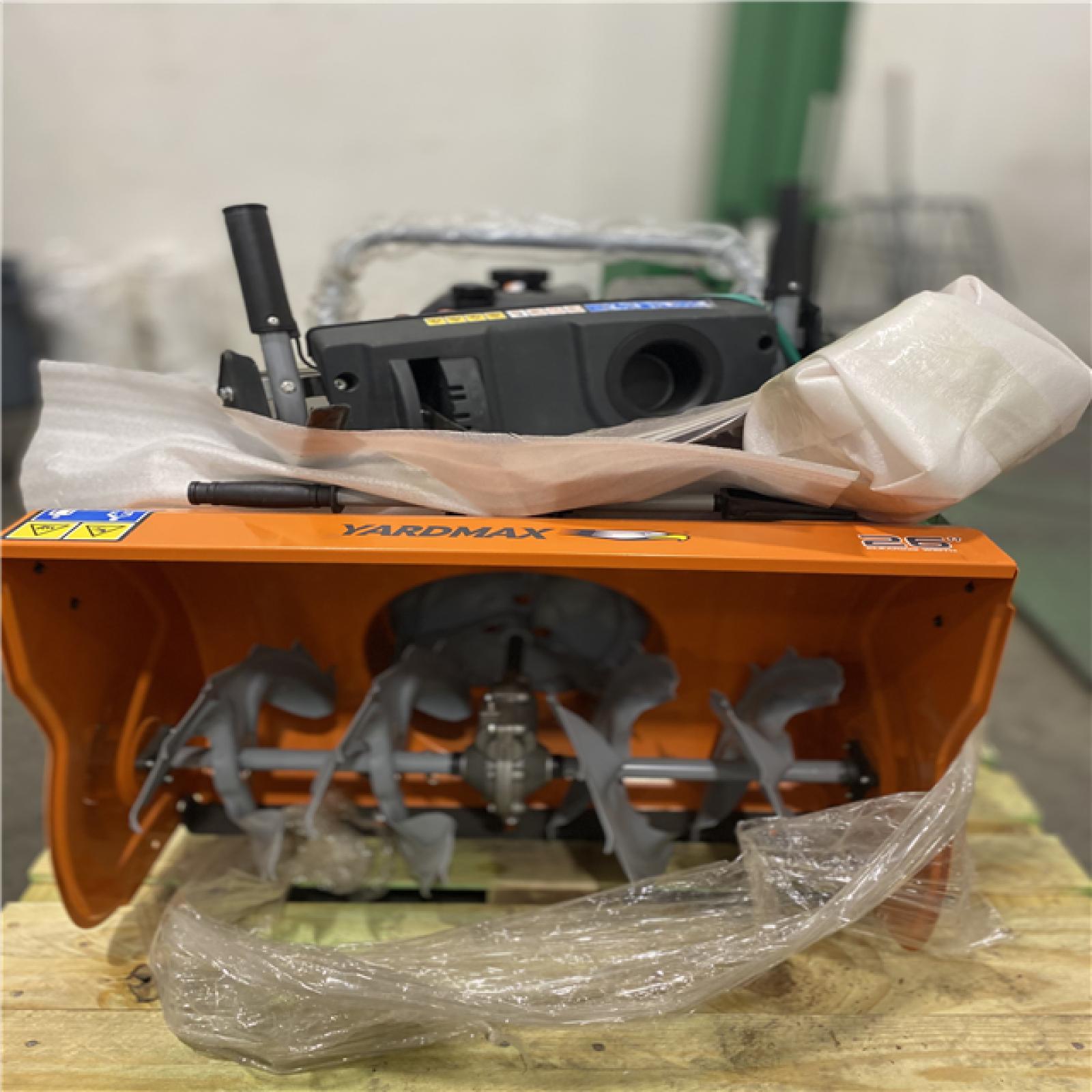 Dallas Location - As-Is YARDMAX 26 Inch Two-Stage Snow Blower