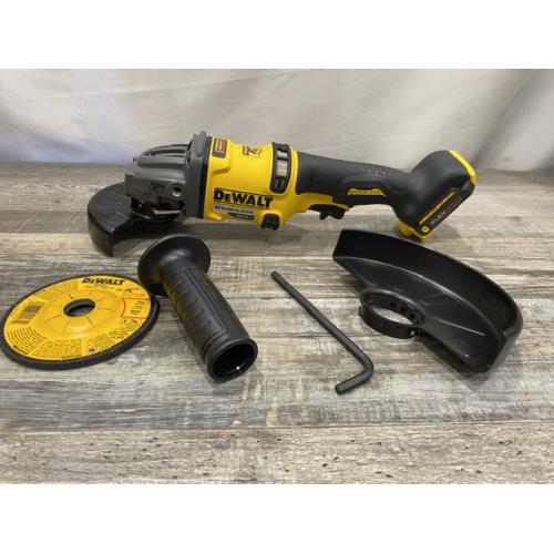 AS-IS DEWALT 60V MAX Cordless Brushless 4.5 in. to 6 in. Small Angle Grinder with Kickback Brake (Tool Only)