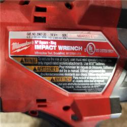 HOUSTON LOCATION - AS-IS Milwaukee FUEL 18V Lithium-Ion Brushless Cordless 1/2 in. Impact Wrench with Friction Ring (Tool-Only)