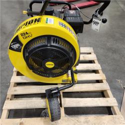 Dallas Location - As-Is Champion Power Equipment 160 MPH 1300 CFM 224 cc Walk-Behind Gas Leaf Blower with Swivel Front Wheel and 90-Degree Flow Diverter