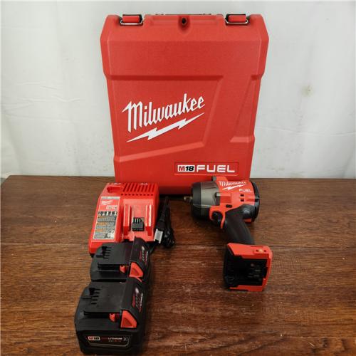 AS-IS Milwaukee M18 FUEL Brushless Cordless High-Torque 1/2 in. Impact Wrench W/Friction Ring Kit