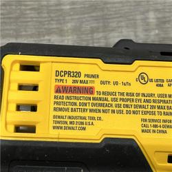 AS-IS DEWALT 20V MAX Cordless Battery Powered Pruner Kit
