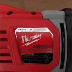 California NEW Milwaukee Sawzall M18 Cordless Recip Saw (Tool Only)