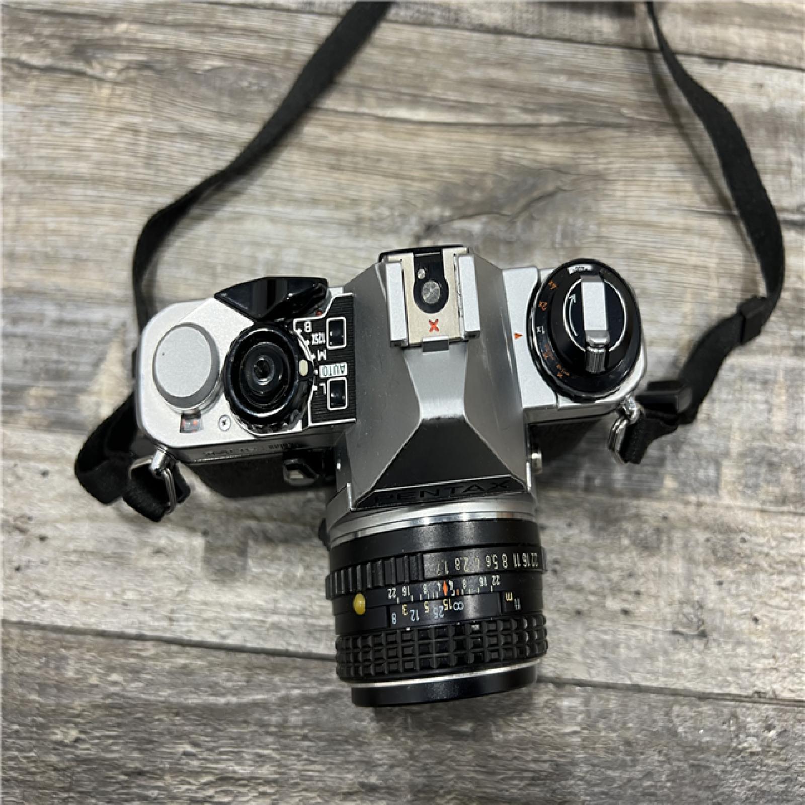 AS-IS Pentax ME Super 35mm SLR Camera Package