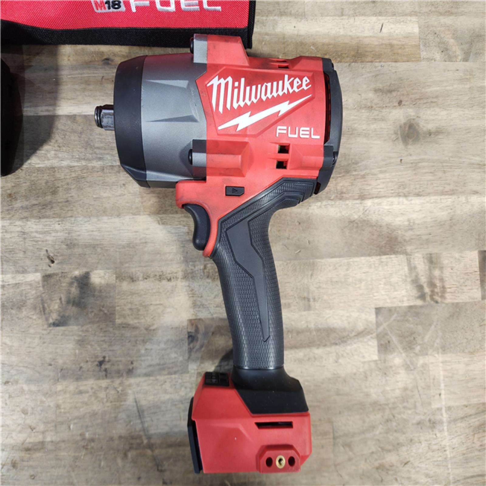 HOUSTON LOCATION - AS-IS Milwaukee M18 1/2 in. Cordless Brushless High Torque Impact Wrench Kit (Battery & Charger)