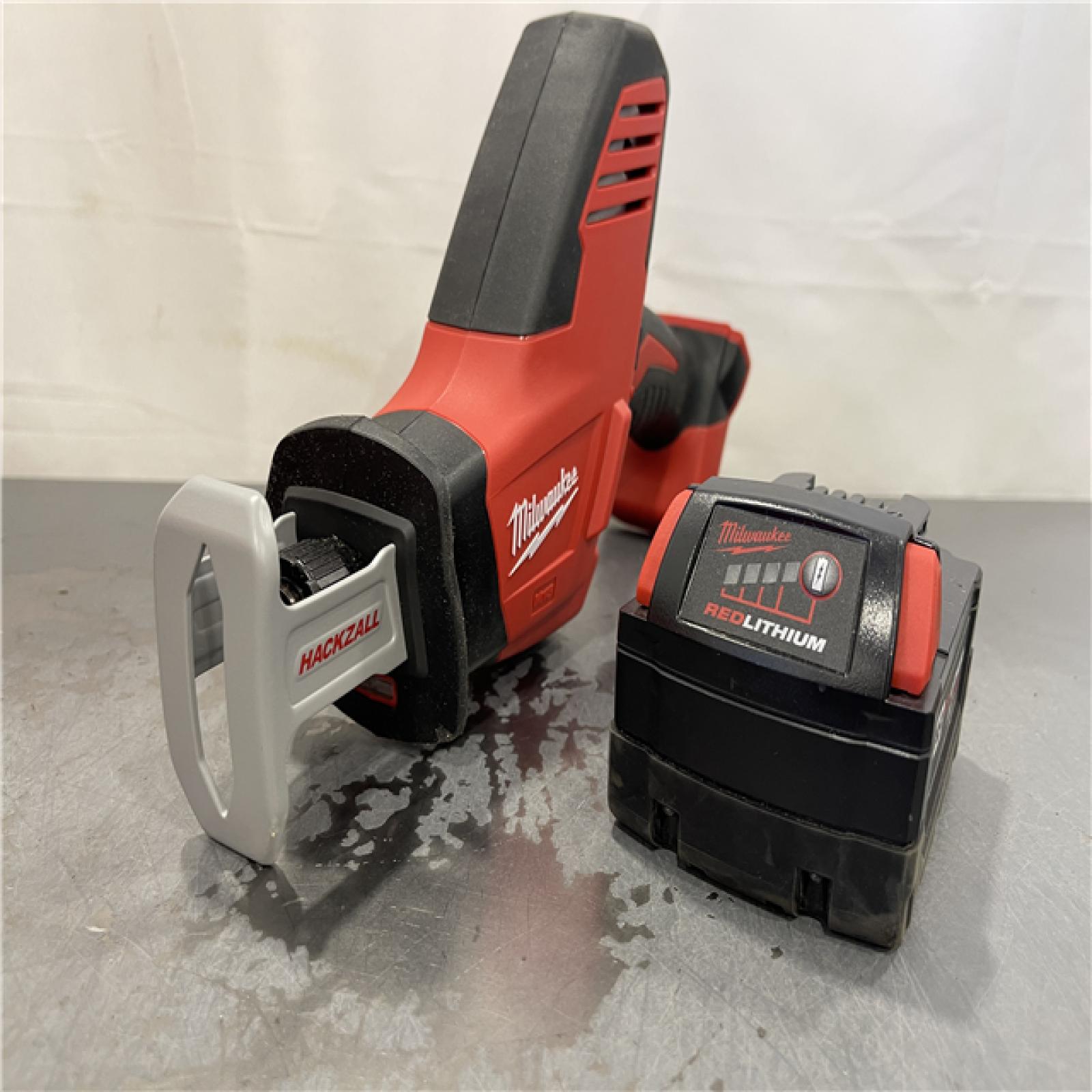 AS-IS - Milwaukee M18 18-Volt Lithium-Ion Cordless Hackzall Reciprocating Saw W/ M18 Starter Kit