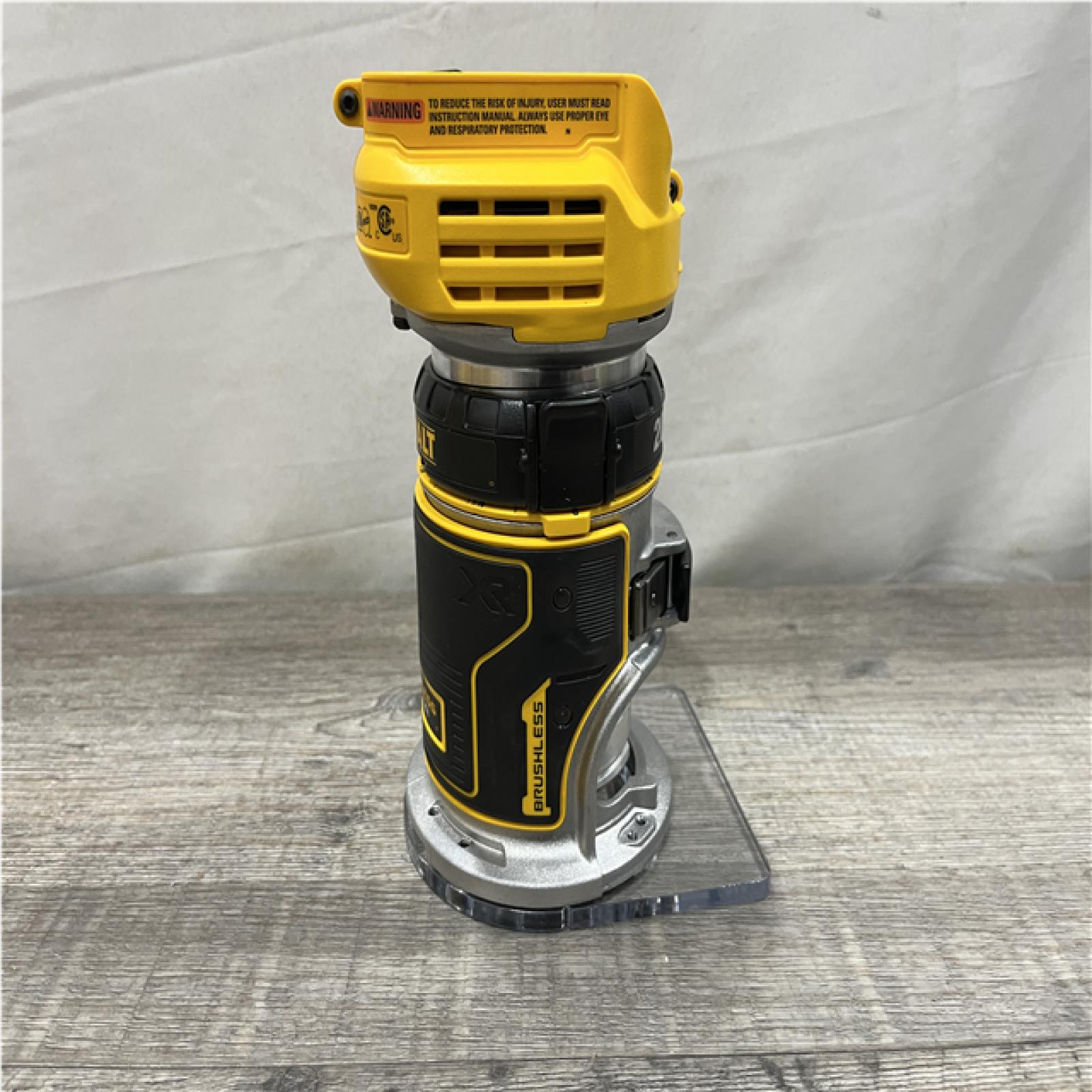 AS-IS DEWALT 20V MAX XR Cordless Brushless Fixed Base Compact Router (Tool Only)