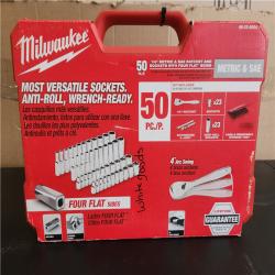 Phoenix NEW Milwaukee 1/4 in. Drive SAE/Metric Ratchet and Socket Mechanics Tool Set (50-Piece) (SEALED)