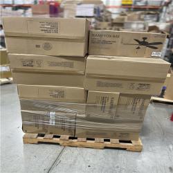 DALLAS LOCATION- Hampton Bay Gazebo III 52 in. Indoor/Outdoor Ceiling Fan Natural Iron Finish (23 Units)