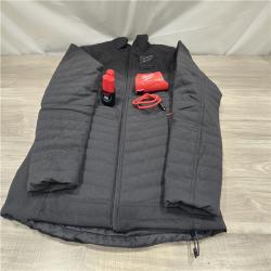AS-IS Milwaukee Black XS Women's Heated Jacket Kit