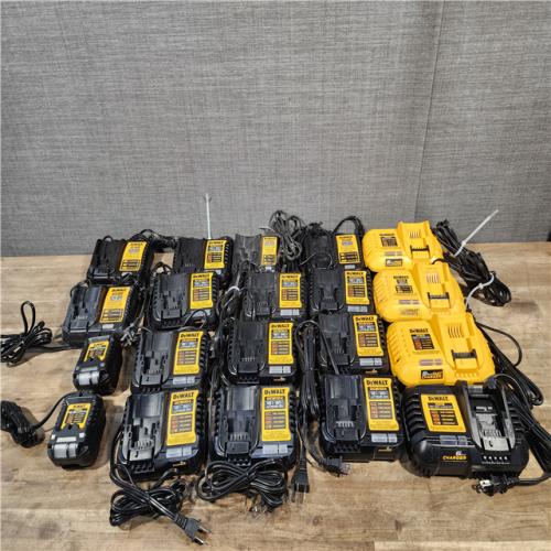 HOUSTON LOCATION - AS-IS DEWALT BATTERY CHARGER PACK QTY - 20