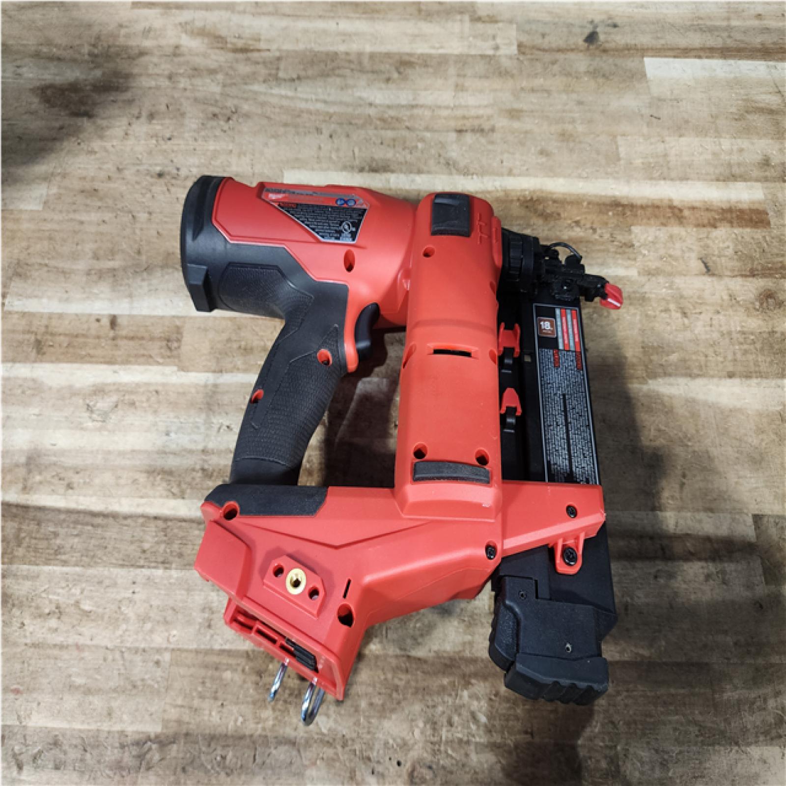 Houston Location AS-IS Milwaukee FUEL 18-Volt Lithium-Ion Brushless Cordless Gen II 18-Gauge Brad Nailer (Tool-Only)