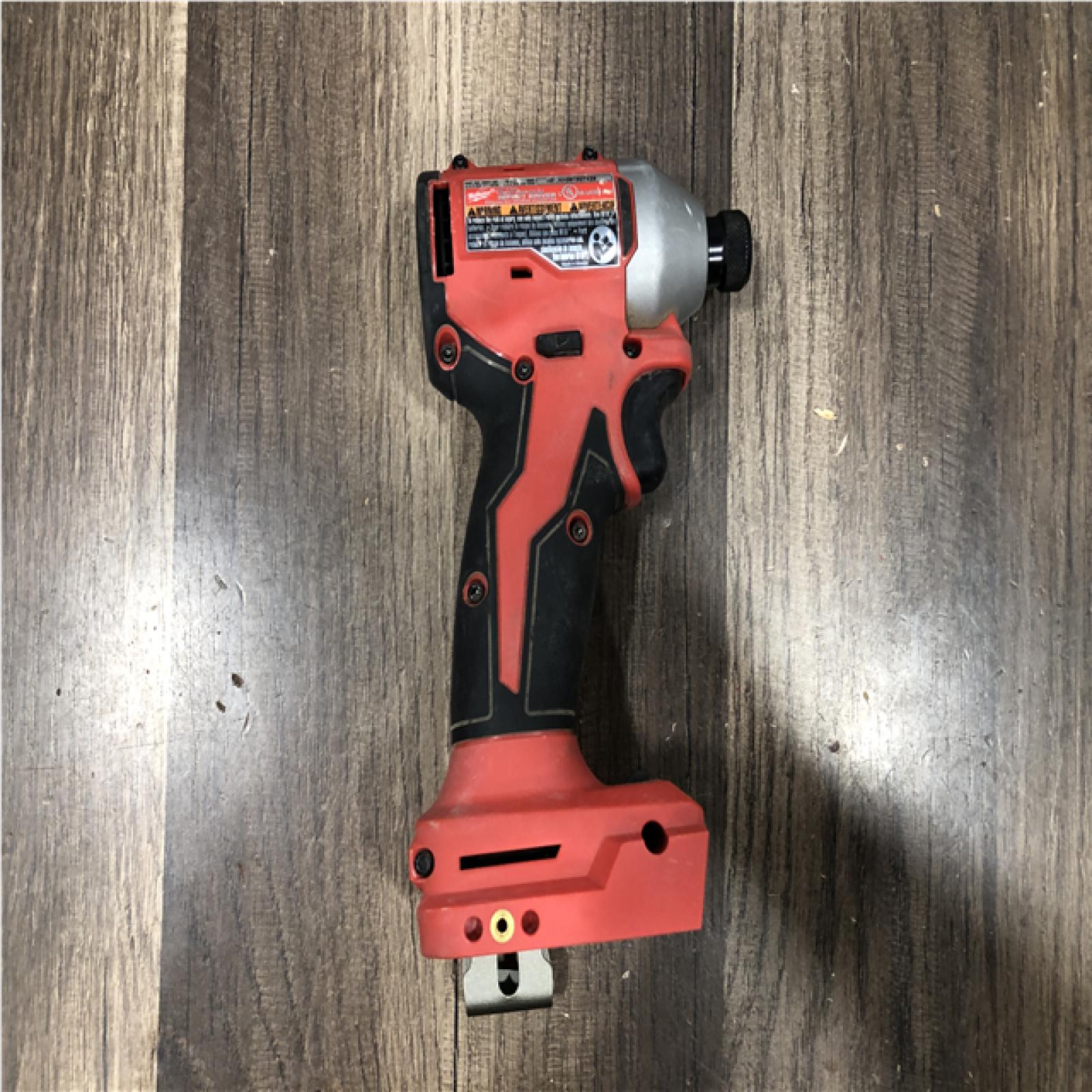AS-IS Milwaukee 18V Lithium-Ion Compact Brushless Cordless 1/4 in. Impact Driver Kit