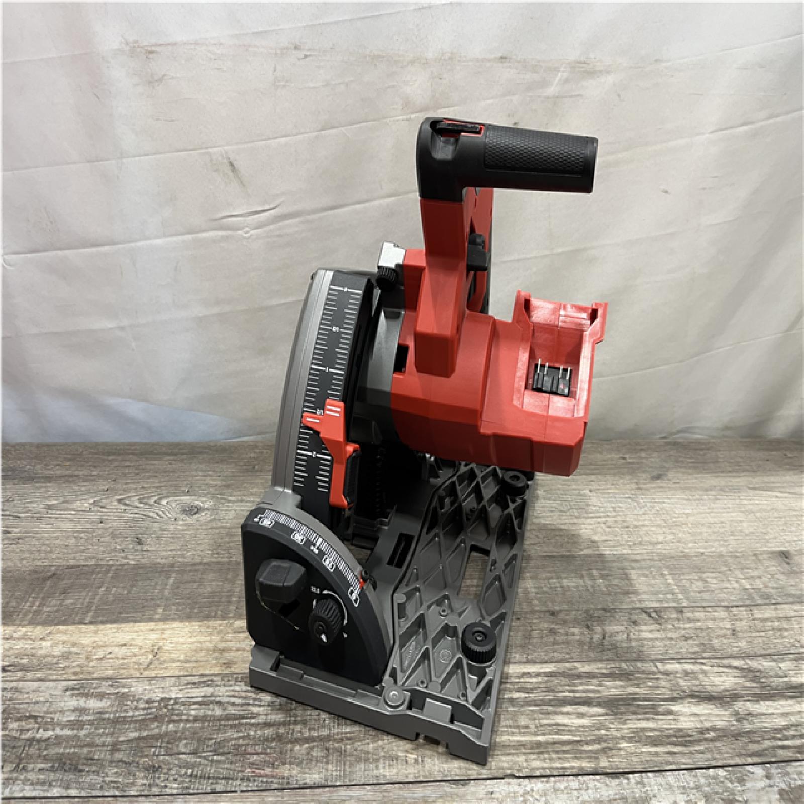 AS-IS Milwaukee FUEL 18V Lithium-Ion Cordless Brushless 6-1/2 in. Plunge Cut Track Saw (Tool-Only)