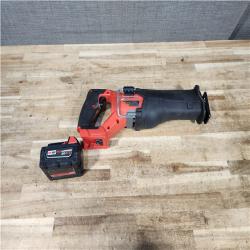 Houston Location AS-IS Milwaukee Fuel Sawzall with Battery