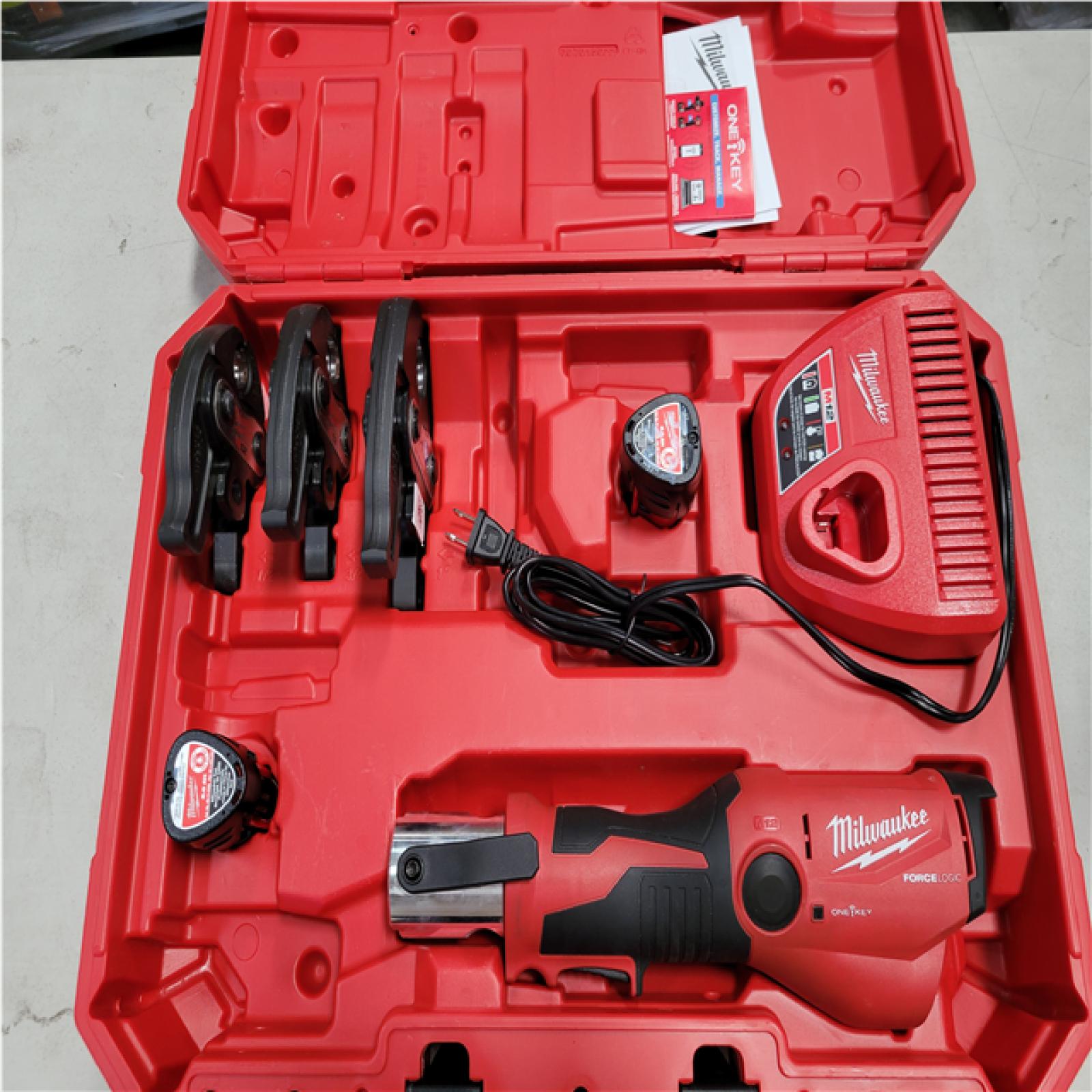 CALIFORNIA AS-IS MILWAUKEE M12 FORCE LOGIC PRESS TOOL