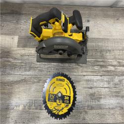 AS-IS DEWALT FLEXVOLT 60V MAX Cordless Brushless 7-1/4 in. Circular Saw with Brake (Tool Only)