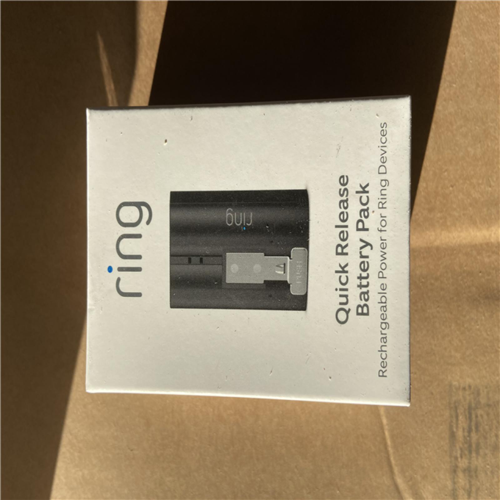 NEW! - Ring Quick-Release Battery Pack For Video Doorbells And Security Cams - (9 UNITS)