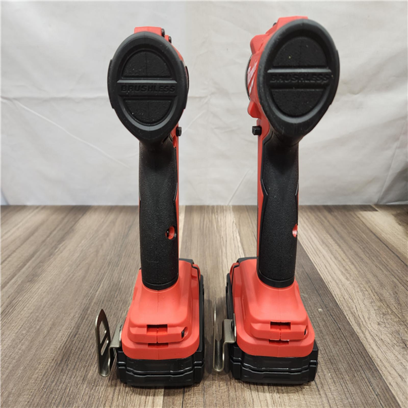 AS-IS- Milwaukee M18 Compact Brushless 2-Tool Combo Kit