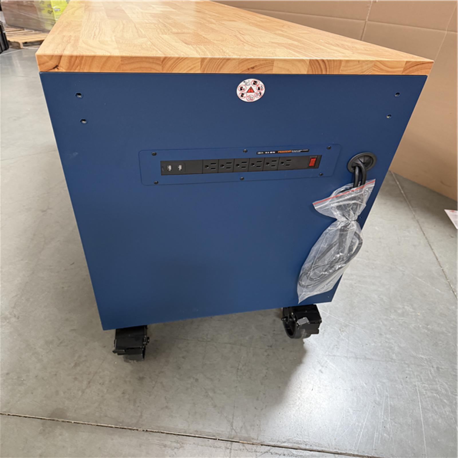 California AS-IS Husky 84 in. 22-drawer Mobile Workbench