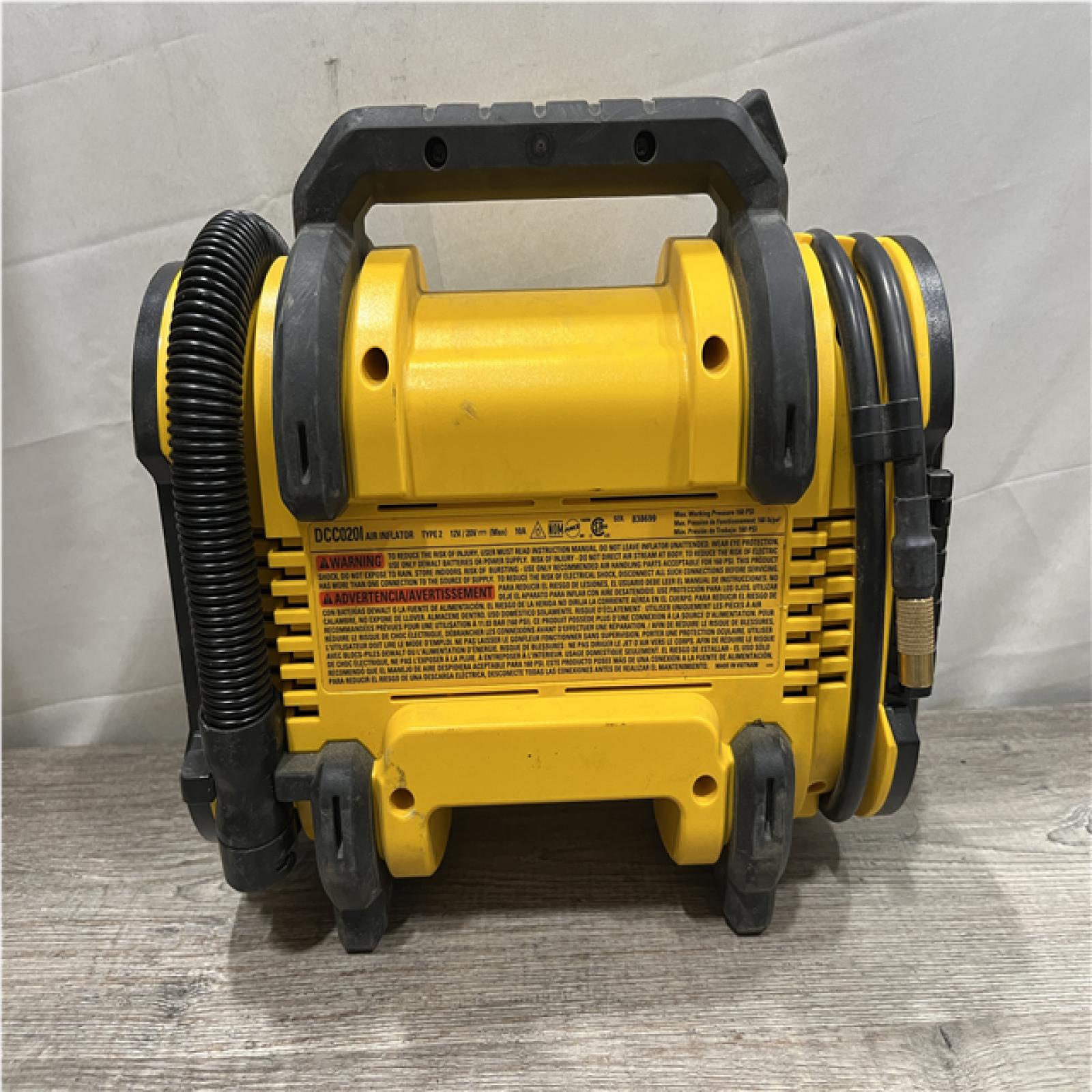 AS-IS DEWALT 20V MAX Cordless Electric Portable Inflator (Tool Only)