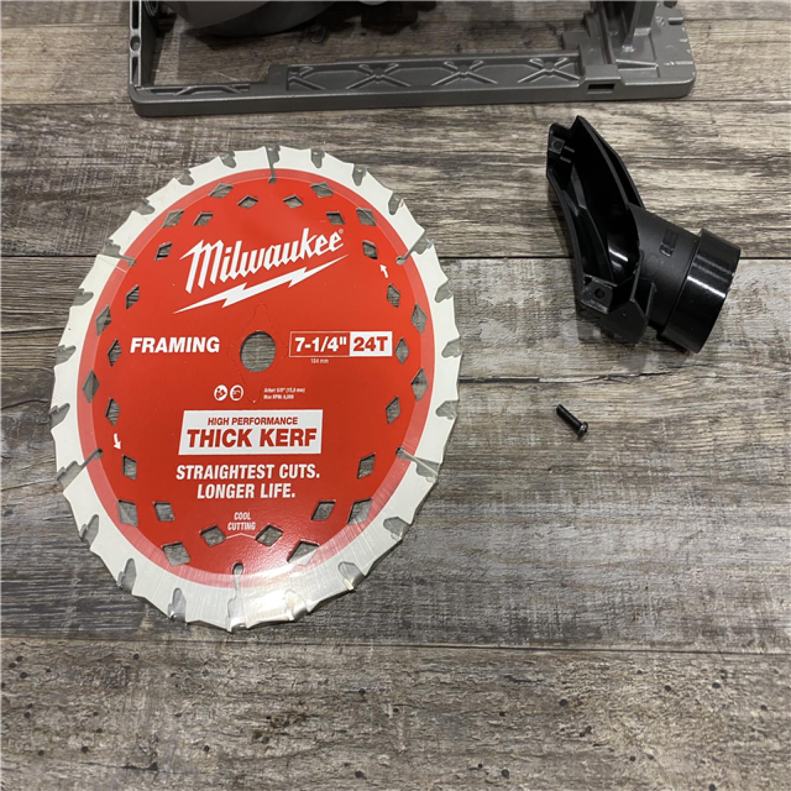 AS-IS Milwaukee FUEL 18V Lithium-Ion Brushless Cordless 7-1/4 in. Circular Saw (Tool-Only)