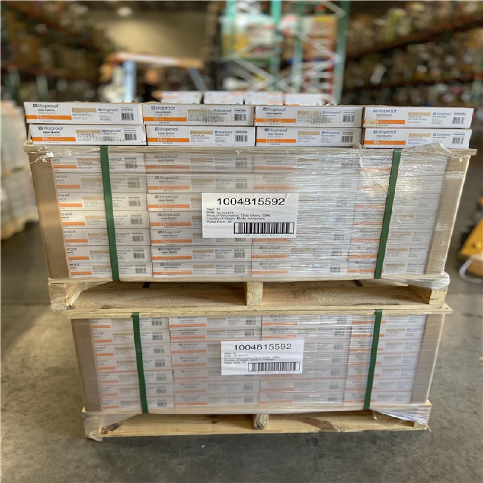 DALLAS LOCATION - Lifeproof Dusk Cherry 22 MIL x 8.7 in. W x 48 in. L Click Lock Waterproof Luxury Vinyl Plank Flooring (20.1 sqft/case) - 64 CASES