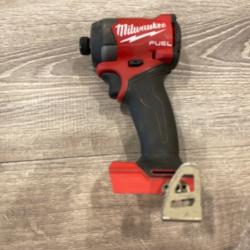 AS-IS Milwaukee FUEL 18V Lithium-Ion Brushless Cordless 1/4 in. Hex Impact Driver (Tool-Only)