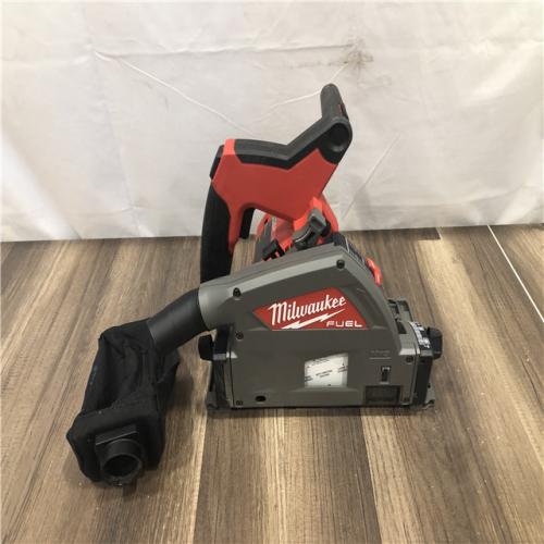 AS-IS Milwaukee FUEL 18V Lithium-Ion Cordless Brushless 6-1/2 in. Plunge Cut Track Saw (Tool-Only)