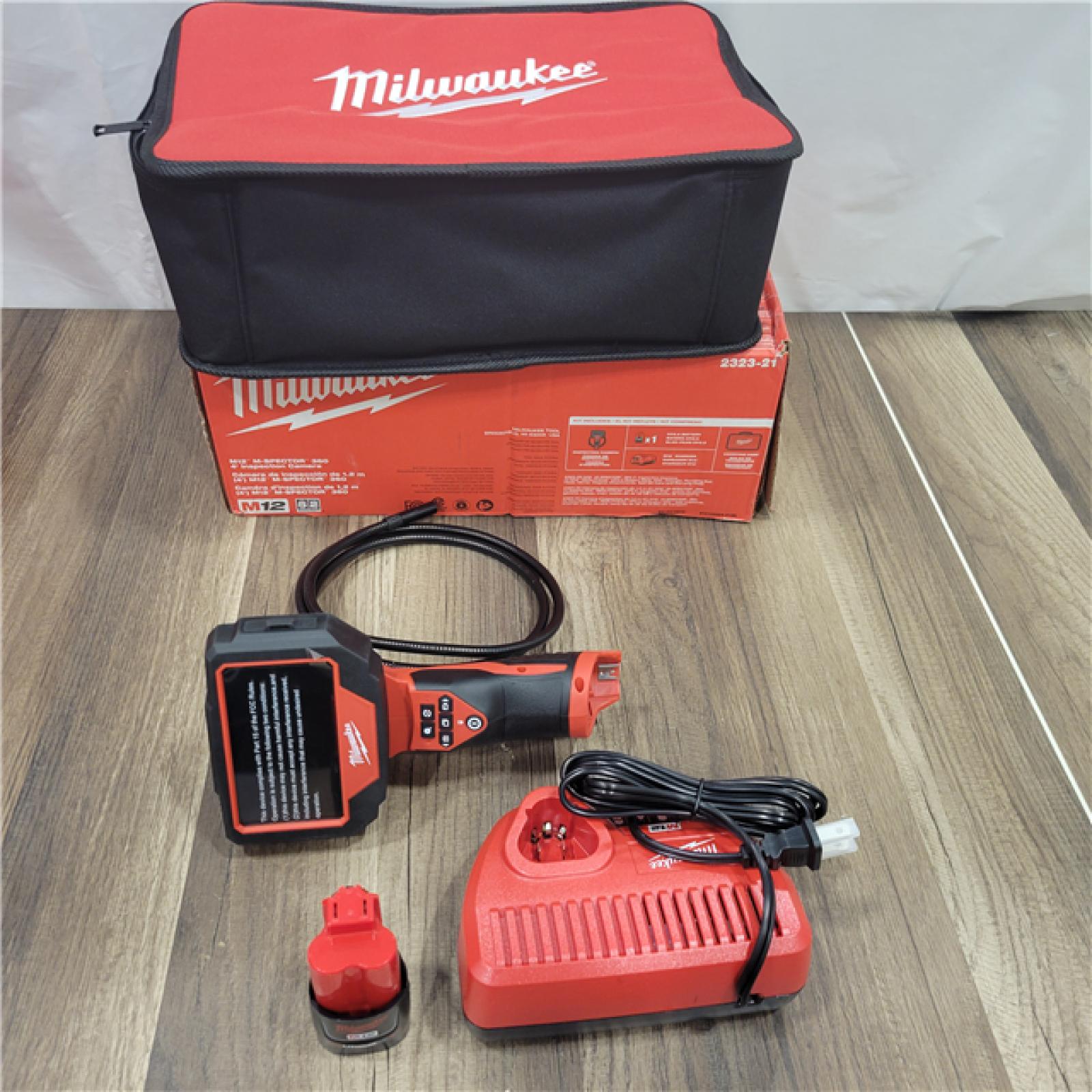 GOOD MILWAUKEE M12 12V Lithium-Ion Cordless M-SPECTOR 360-Degree 4 Ft. Inspection Camera Kit