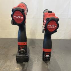AS-IS- Milwaukee M12 FUEL Cordless 2-Tool Combo Kit: 1/2Hammer Drill  1/4Hex Impact Driver
