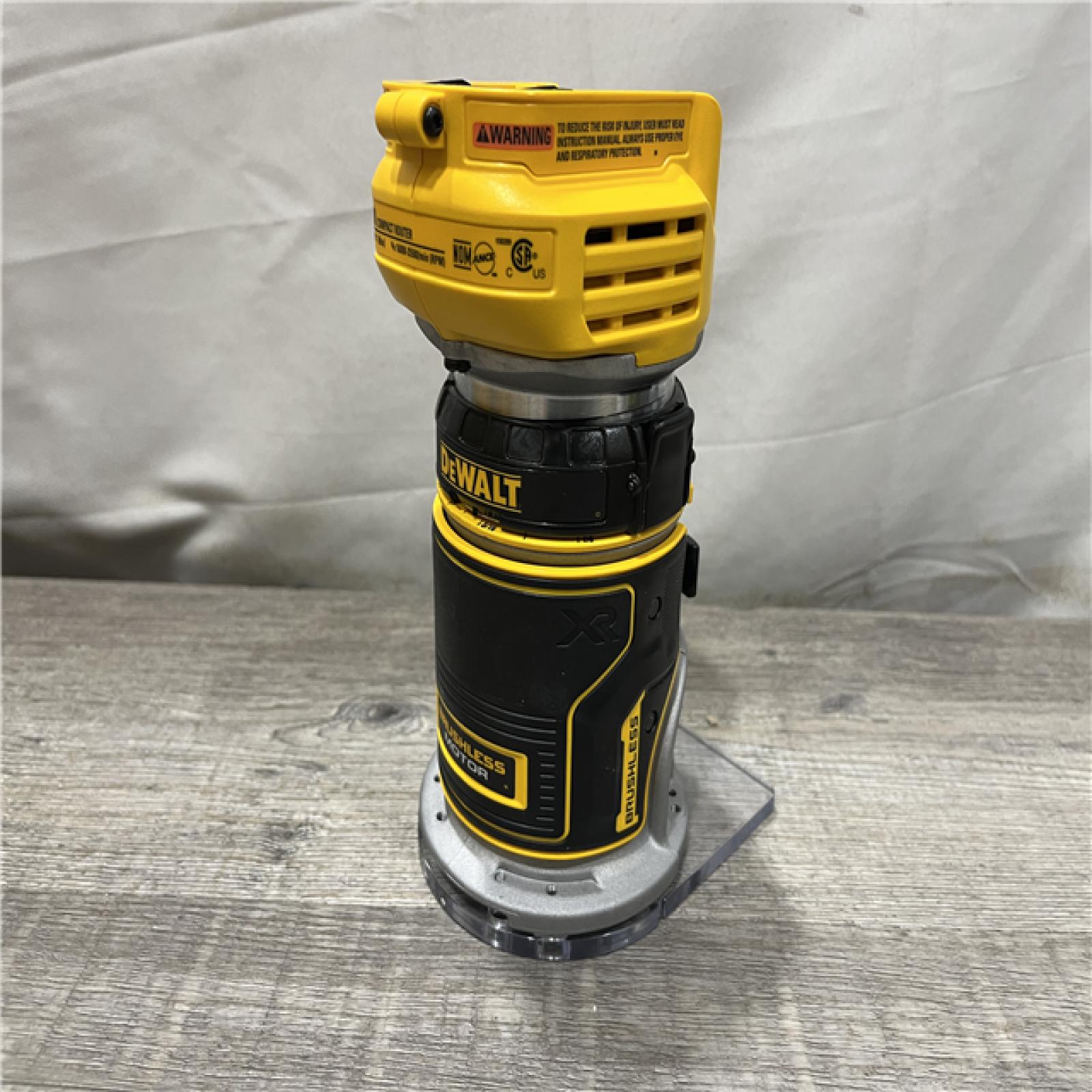 AS-IS DEWALT 20V MAX XR Cordless Brushless Fixed Base Compact Router (Tool Only)