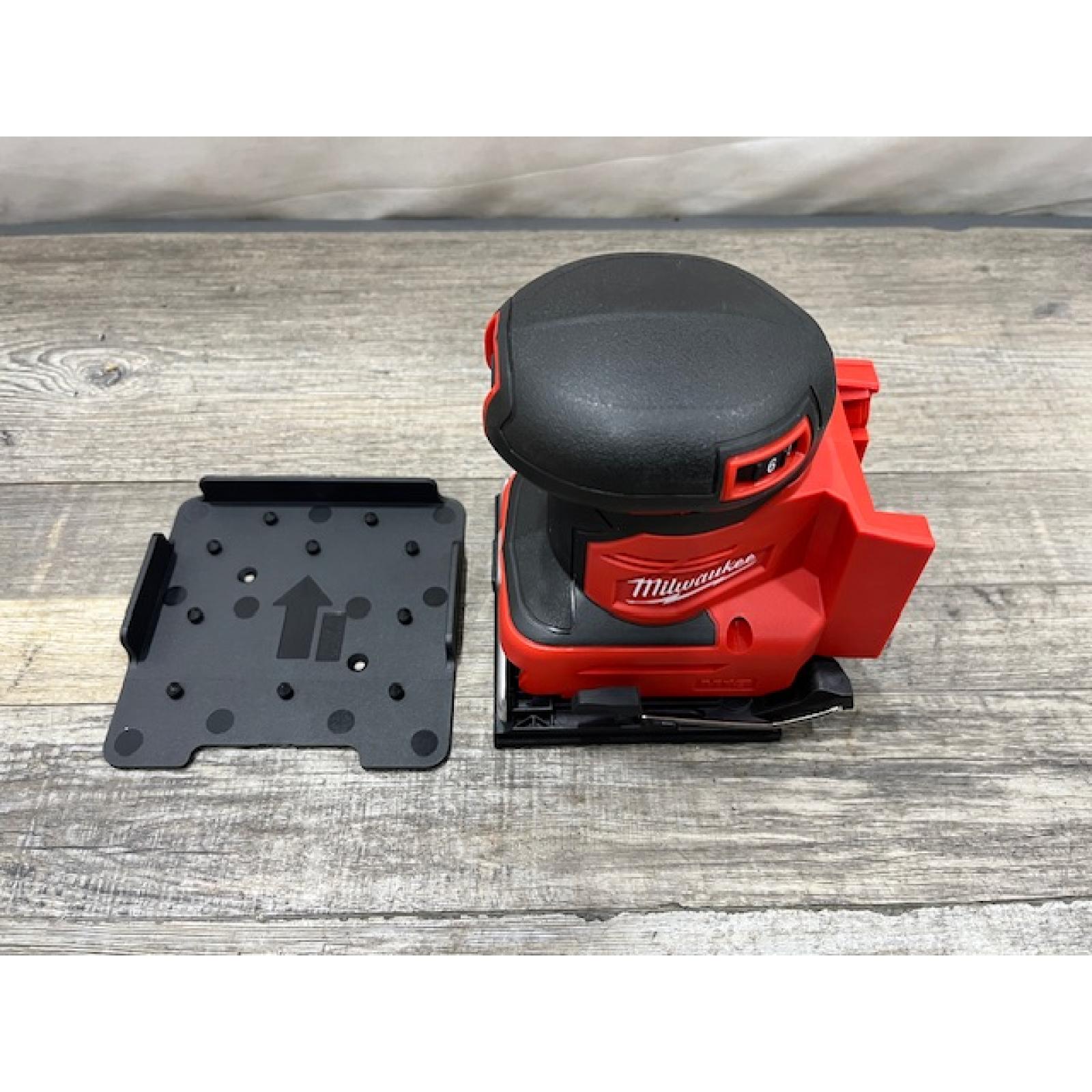 AS-IS Milwaukee 18V Lithium-Ion Cordless 1/4 in. Sheet Sander (Tool-Only)